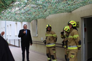 Powitanie strażaków