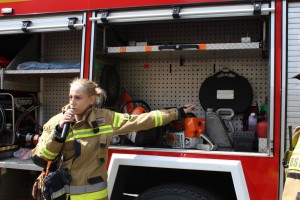 Pokaz wozu strażackiego