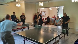 Uczestnicy turnieju podczas gry