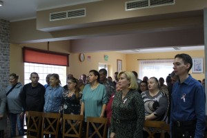 Śpiewanie pieśni patriotycznych