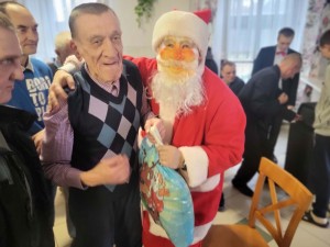 Wręczanie prezentów prze Św. Mikołaja