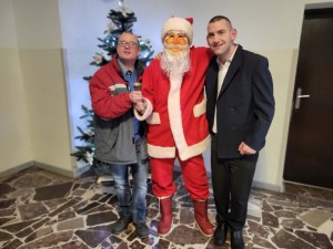 Uczestnicy spotkania ze Św. Mikołajem