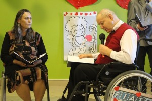 Uczestnicy spotkania walentynkowego