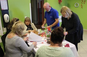 Uczestnicy spotkania walentynkowego