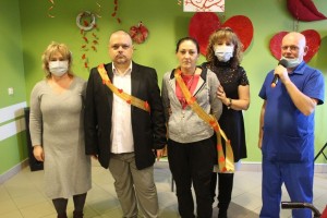 Uczestnicy spotkania walentynkowego