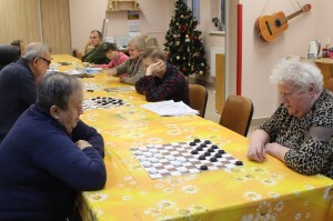 Uczestnicy turnieju podczas gry