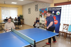 Mecz tenisa stołowego