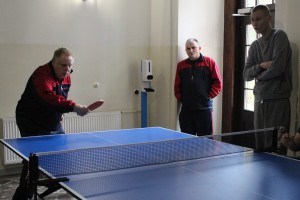 Mecz tenisa stołowego