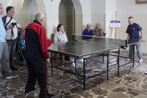 Mecz tenisa stołowego