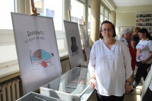 Mieszkańcy DPS na wernisażu