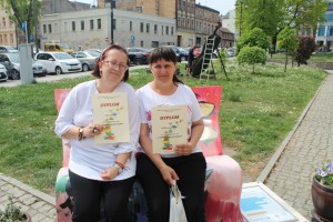 Mieszkańcy DPS na wernisażu