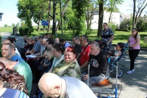 Nabożeństwo majowe w DPS