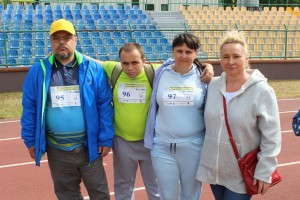 Zawodnicy z DPS Parchanie