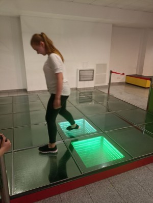 Uczestnicy wycieczki w Młynie Wiedzy